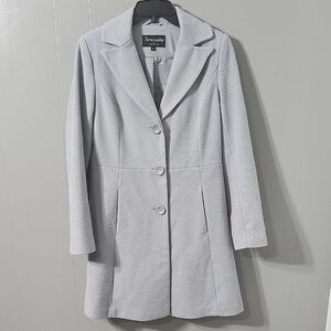 Trenchant Women's Light Gray Trench Coat